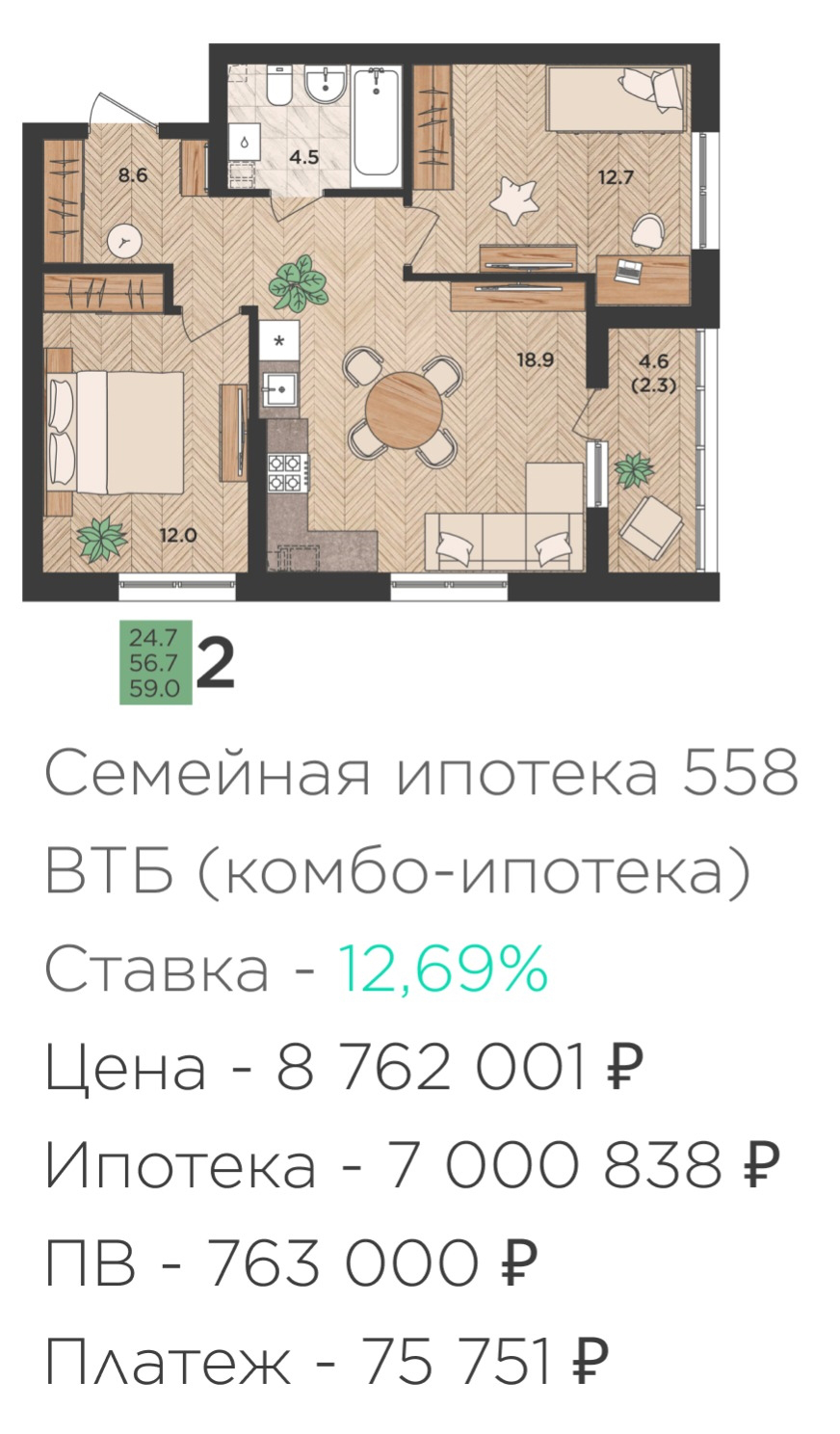 Семейное комбо 558